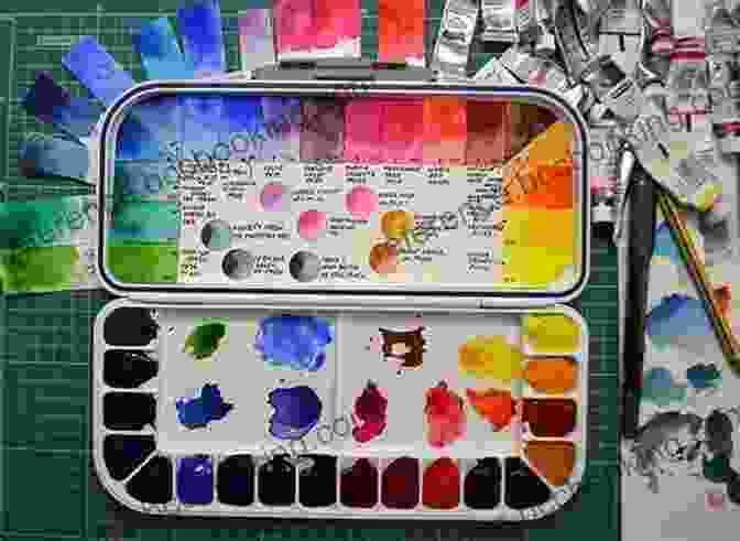 A Colorful Palette Of Paints Arranged On A Table Recipes For The Colour Paint Varnish Oil Soap And Drysaltery Trades
