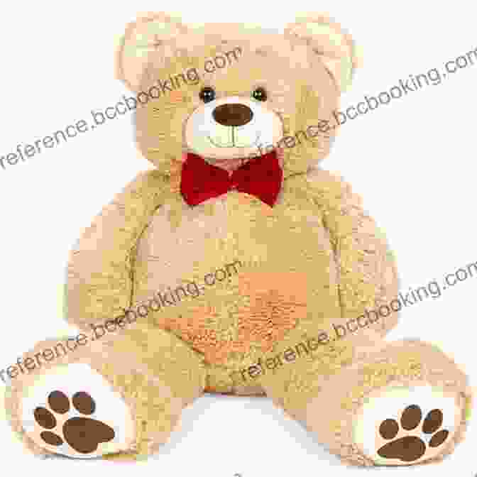 A Cute Teddy Bear With A Red Bow Tie Teddy S Birthday Present Allison Schuetzler
