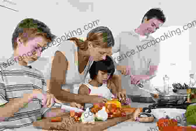 A Family Is Cooking Dinner Together, With The Children Helping To Stir The Pot. How To Eat A Small Country: A Family S Pursuit Of Happiness One Meal At A Time