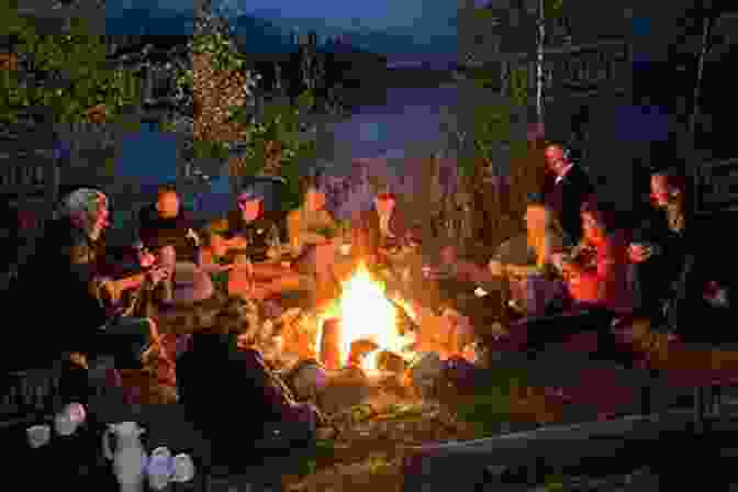 A Group Of People Sitting Around A Campfire, Sharing Stories My Three Days In Gilead