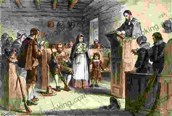 A Group Of Puritans Gathered For Sabbath Worship Sabbath In Puritan New England