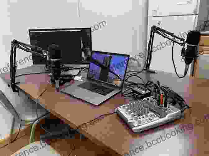 A Photo Of A Podcasting Setup, Showcasing Microphones, Headphones, And Recording Equipment. A Kid S Guide To Fandom: Exploring Fan Fic Cosplay Gaming Podcasting And More In The Geek World