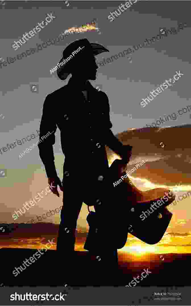 A Rugged Cowboy Standing Tall In The Saddle, Silhouetted Against A Blazing Sunset, The Vast Expanse Of The American West Stretching Out Before Him. Tschiffely S Ride: Ten Thousand Miles In The Saddle From Southern Cross To Pole Star