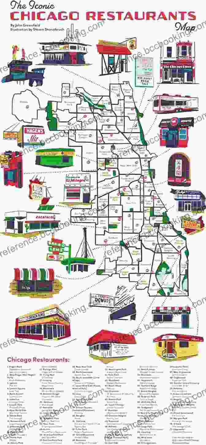 A Screenshot Of A Restaurant Guide With Listings For Various Chicago Eateries. Iconic Chicago Dishes Drinks And Desserts