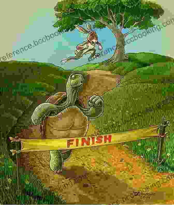A Tortoise And A Hare Racing, With The Tortoise Emerging Victorious How The Tortoise Cracked His Shell: African Igbo Folklores Children S Bedtime Stories (The Tortoise Tales 1)