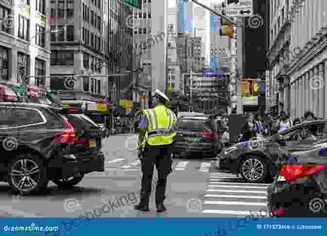 A Traffic Enforcement Agent In New York City Directing Traffic At A Busy Intersection Traffic Enforcement Agent New York City