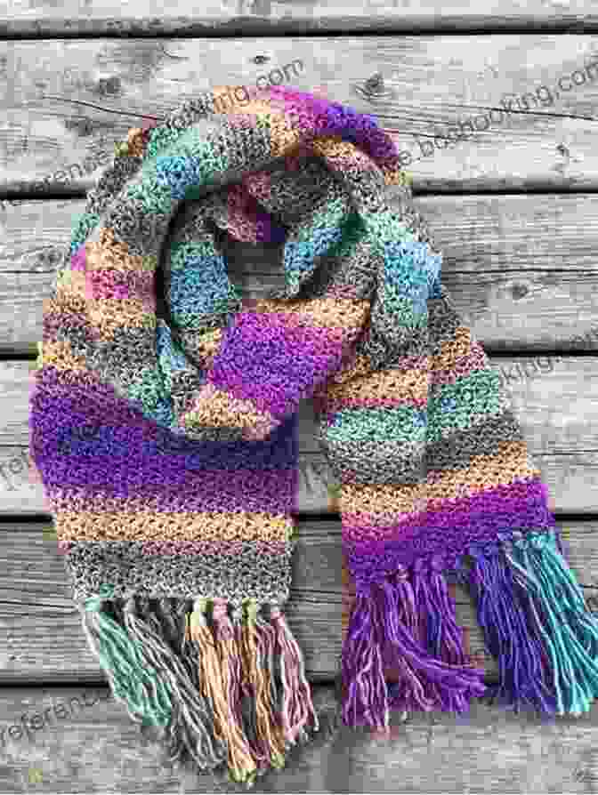 A Vibrant Array Of Scarf Patterns In Various Colors And Textures, Showcasing The Diverse Range Of Designs Featured In Easy Scarf Crochet Pattern By Amy Wright. Easy Scarf: Crochet Pattern Amy Wright