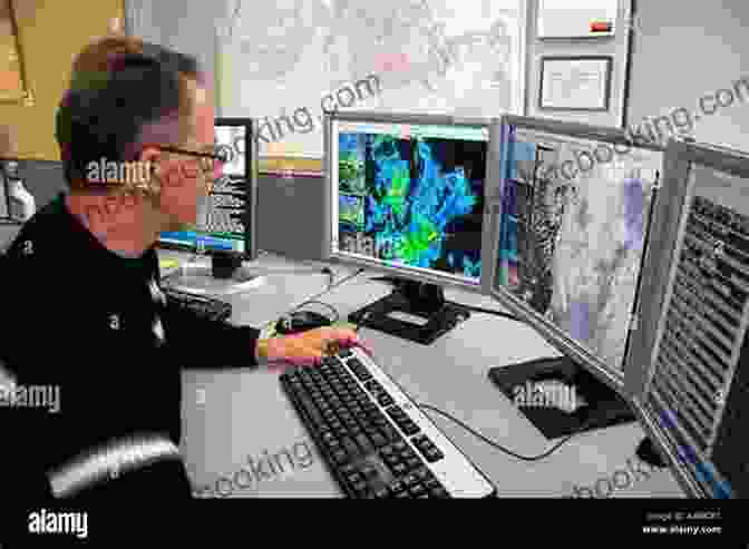 A Weatherman Points To A Weather Map On A Computer Screen. The Weather Machine: A Journey Inside The Forecast