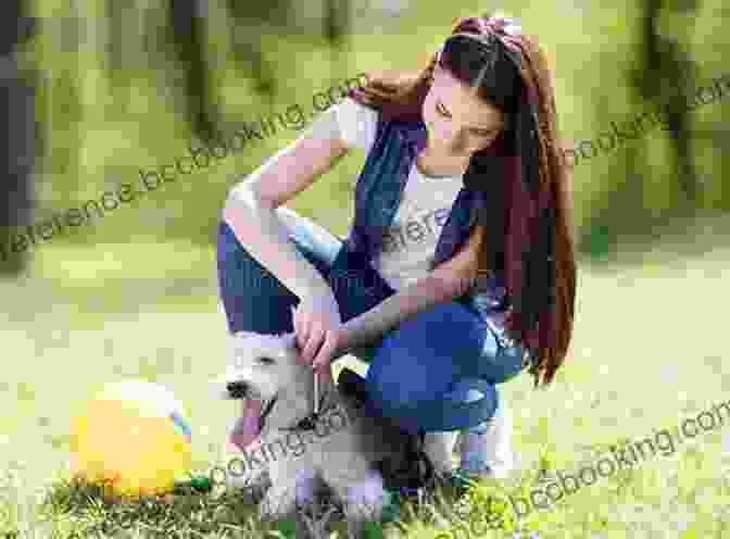 A Young Girl And Her Dog Playing In A Field, Filled With Joy And Laughter I Love My Dog Angela Smith