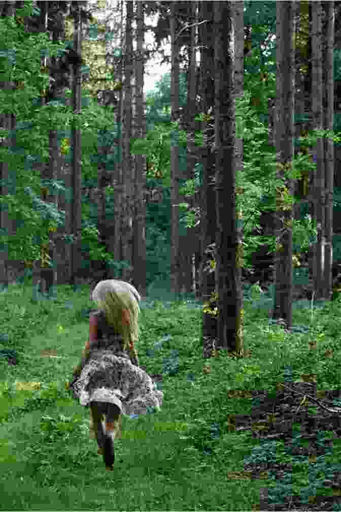 A Young Woman Running Through A Dense Forest, Her Long Hair Flowing Behind Her Watch Out For Wolf Anica Mrose Rissi
