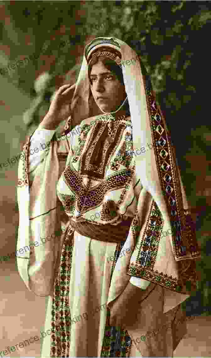 An American Woman Stands In Traditional Palestinian Clothing In 1931. Who Am I And Where Is Home?: An American Woman In 1931 Palestine