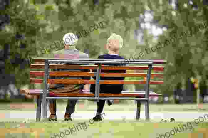An Elderly Man Sits On A Park Bench, Surrounded By Lush Greenery, With A Warm Smile On His Face, Sharing Words Of Wisdom With A Young Woman. A Counselor An Old Man And A Park Bench