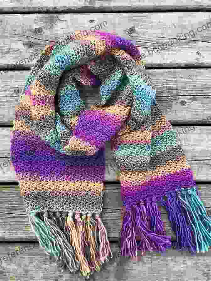 An Elegantly Wrapped Scarf, Showcasing The Perfect Gift Potential Of Easy Scarf Crochet Pattern By Amy Wright. Easy Scarf: Crochet Pattern Amy Wright