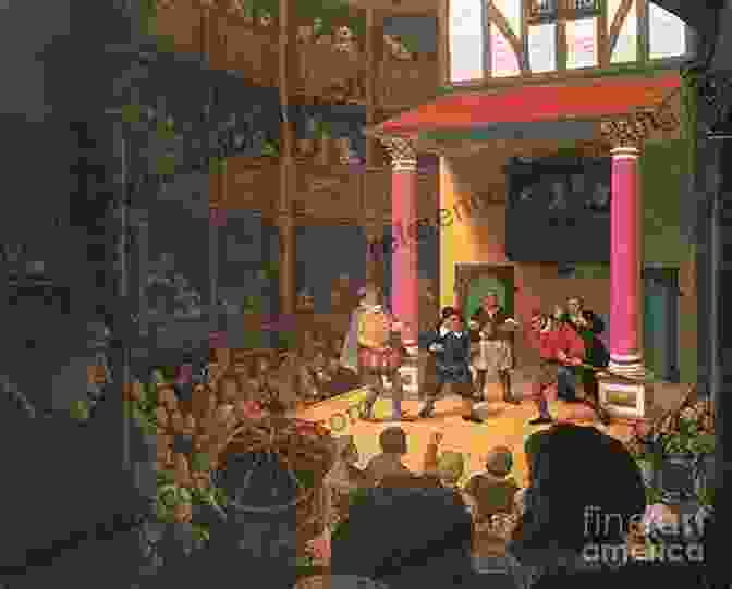 An Illustration Depicting The Bustling Atmosphere Of The Shakespearean Stage, With Actors Performing And Audience Members Engaged In The Spectacle The Shakespearean Stage 1574 1642 Andrew Gurr