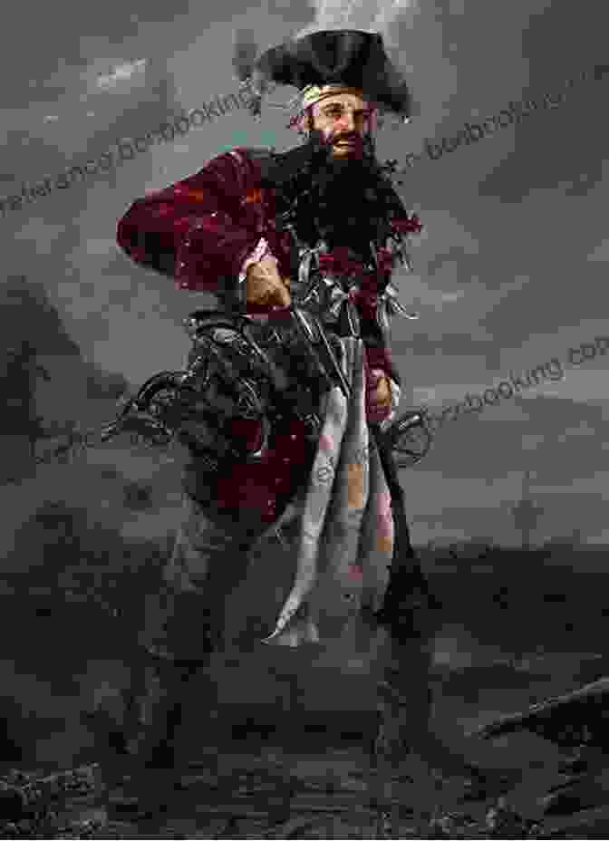 Blackbeard The Pirate, Edward Teach, With A Fiery Beard And A Cutlass In His Hand Blackbeard: America S Most Notorious Pirate