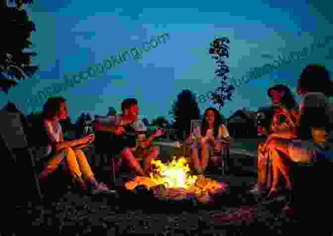 Children And Adults Alike Gather Around A Campfire, Listening Intently To The Tale Of 'Rise Of The Dragons' Rise Of The Dragons Angie Sage