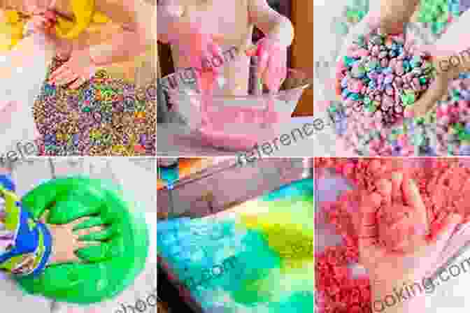 Children Engaging In Sensory Play With Fluffy Slimes Of Various Colors. Ultimate Slime Extreme Edition: 100 New Recipes And Projects For Oddly Satisfying Borax Free Slime DIY Cloud Slime Kawaii Slime Hybrid Slimes And More