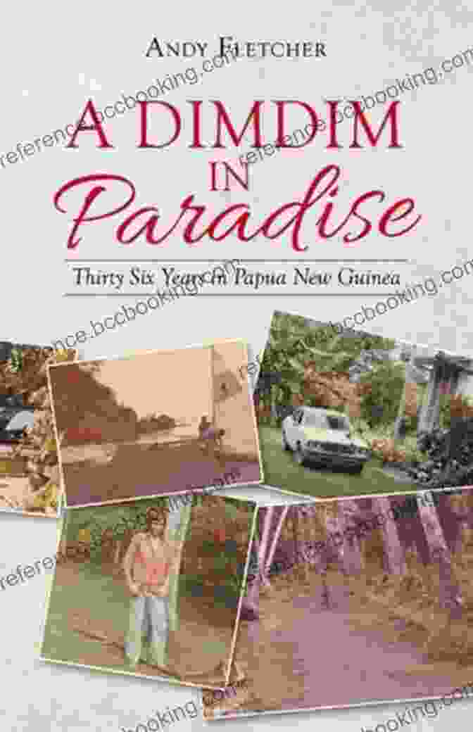 Dimdim In Paradise Book Cover Featuring A Young Girl Standing Amidst A Lush Rainforest, With Vibrant Flowers And Exotic Animals Surrounding Her A Dimdim In Paradise: Thirty Six Years In Papua New Guinea