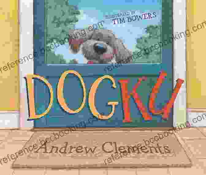 Dogku Book Cover Featuring A Dog With Flowers In Its Fur Dogku Andrew Clements