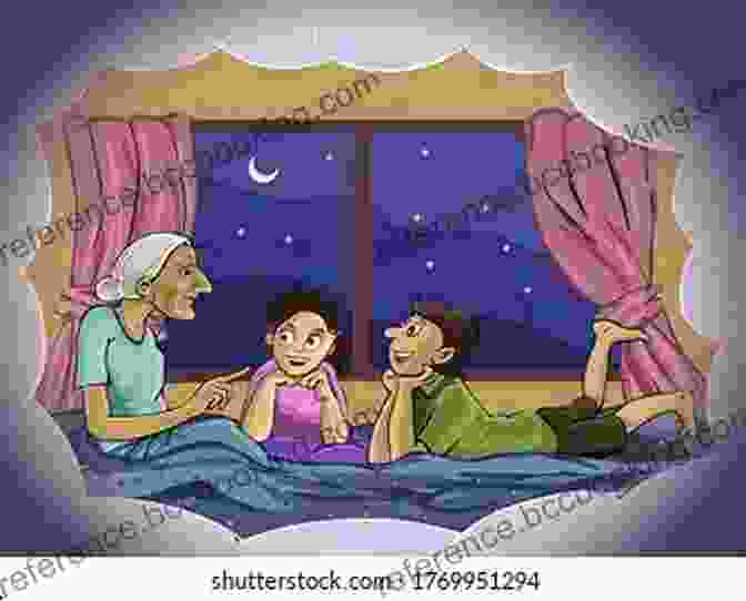 Grandmother Telling Stories Under The Moonlight Nigerian Folktales Legends: Tales Told By My Grandmother On Moonlit Nights