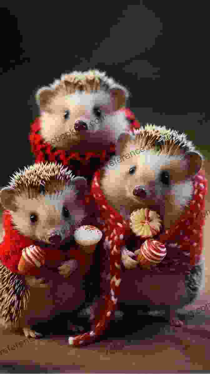 Image Of A Knitted Hedgehog Wearing A Scarf Hedgehog Knit Pattern Amy Gaines