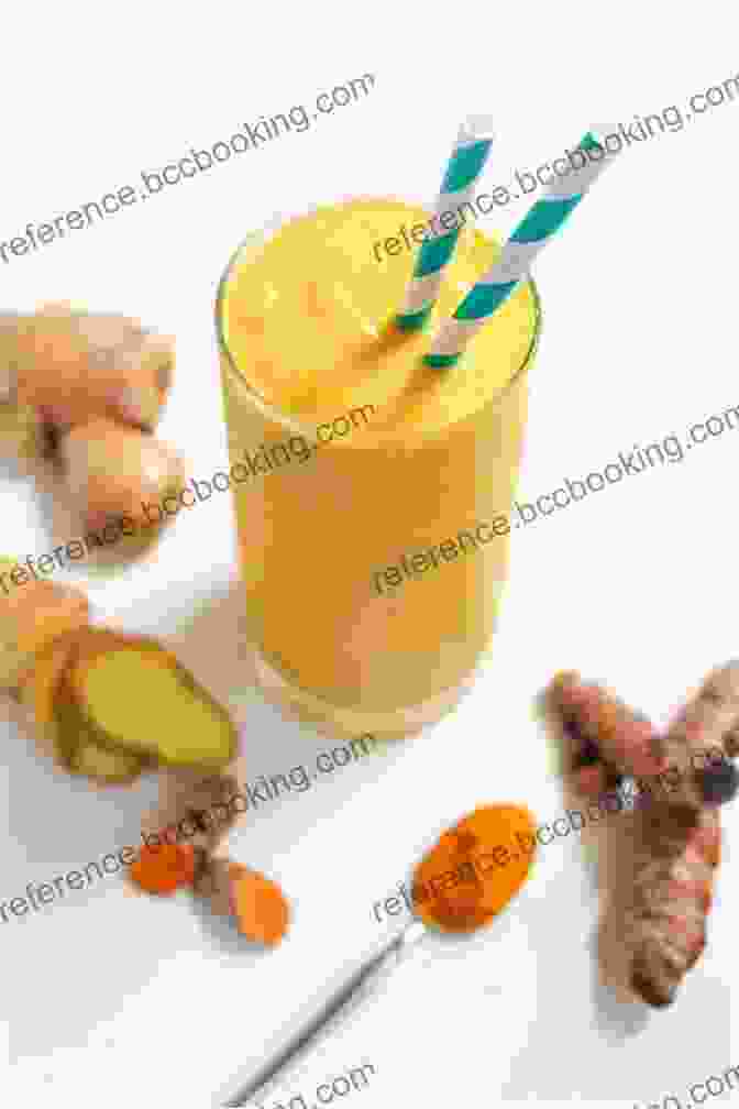 Image Of Ginger Turmeric Booster Smoothie Diabetic Smoothies: 35 Delicious Smoothie Recipes To Lower Blood Sugar And Reverse Diabetes (Diabetic Living 3)