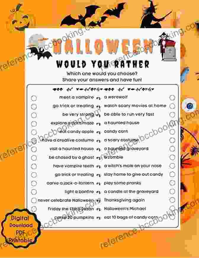 Kids Playing Would You Rather Halloween Edition For Kids