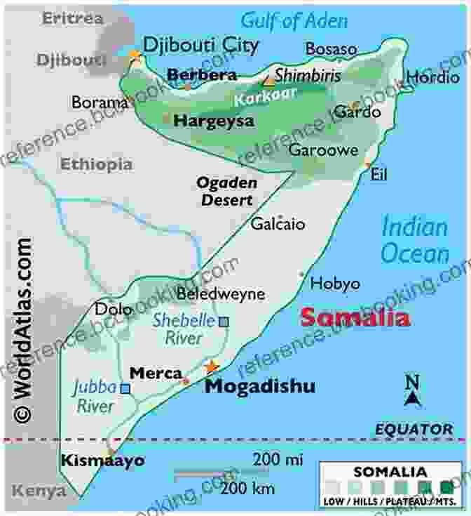 Map Of Somalia Let S Look At Somalia (Let S Look At Countries)