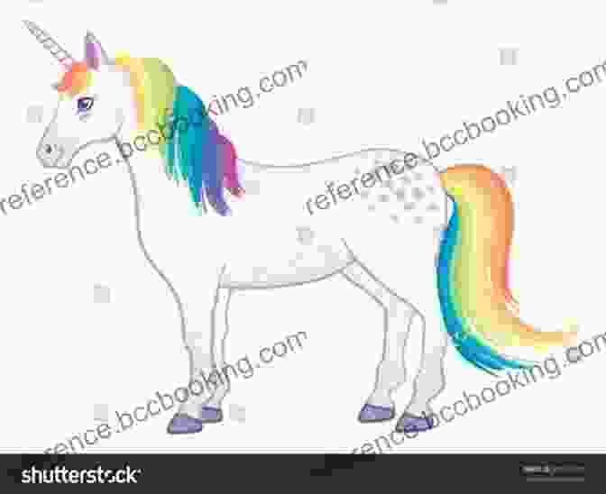 Nadia The Unicorn With Rainbow Mane And Tail, Standing In A Field Of Wildflowers Nadia S True Colors (Unicorn Tales 4)