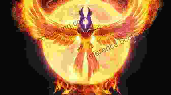 Phoenix Rising: The Children Of Camelot Book Cover Featuring A Majestic Phoenix Rising From The Flames With Knights And A Castle In The Background Phoenix Rising (The Children Of Camelot 3)
