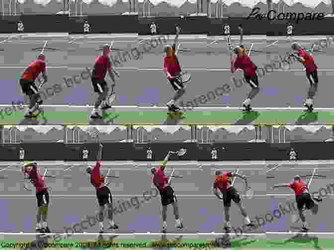 Sequence Of Images Showcasing Different Serve Techniques A New Spin On Tennis