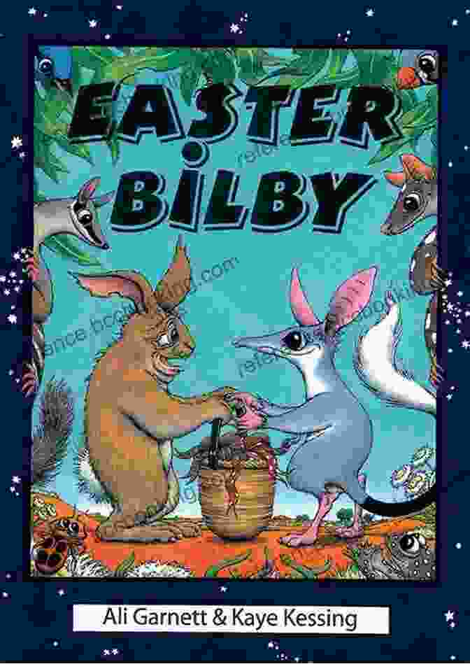 The Easter Bilby Book Cover Featuring A Bilby Holding A Basket Of Easter Eggs The Easter Bilby Angie D Watson
