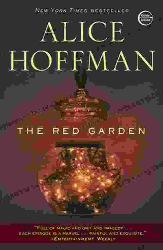 The Red Garden Novel Cover, Featuring A Vibrant Red Rose Blooming Amidst A Lush Green Garden The Red Garden: A Novel