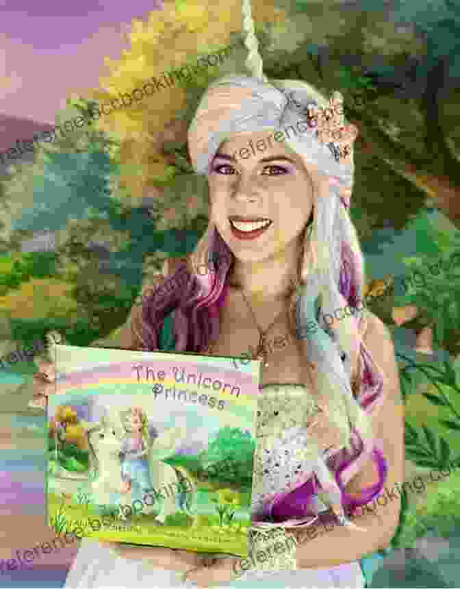 The Unicorn Princess Alyssa Schermel, A Beautiful Unicorn With A Sparkling Horn And Flowing Mane, Stands Majestically In A Field Of Flowers. The Unicorn Princess Alyssa Schermel